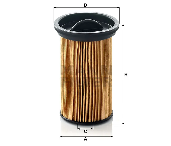 Mann-Filter - PU 742 - Kraftstofffilterelement (metallfrei)