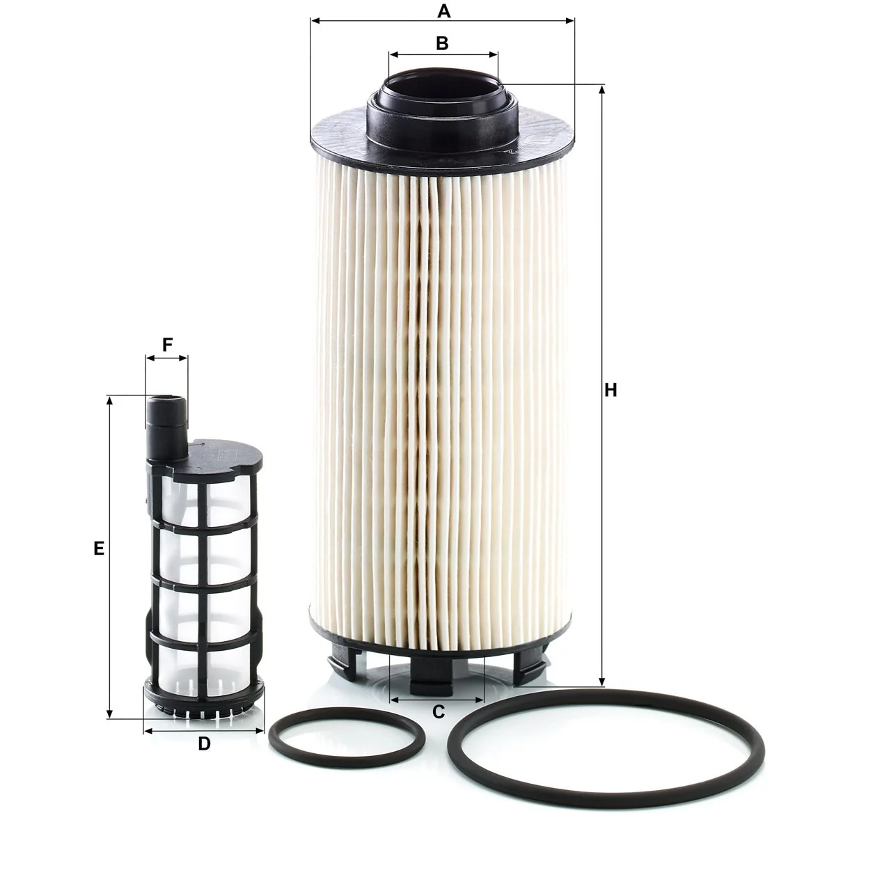 Mann-Filter - PU 8010/1-2 x - Kraftstofffilterelement (Servicekit)