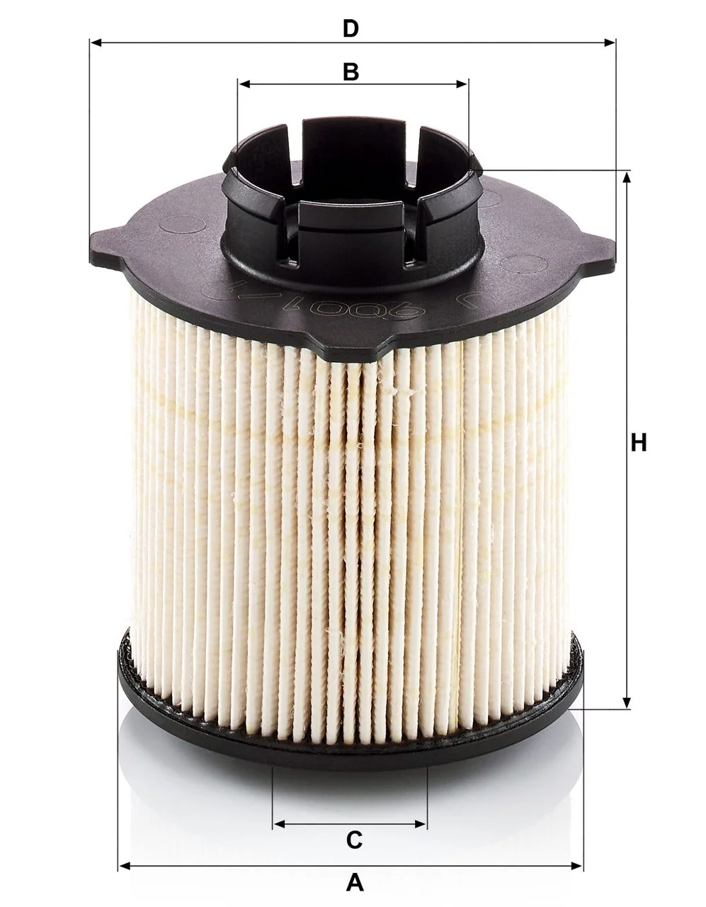 Mann-Filter - PU 9001/1 x - Kraftstofffilterelement (metallfrei)