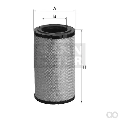 Mann-Filter - SP 3022-2 - Luftfilterelement (Servicekit)