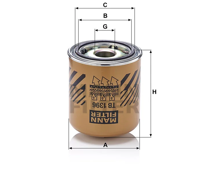 Mann-Filter - TB 1396 x - Trockenmittelbox