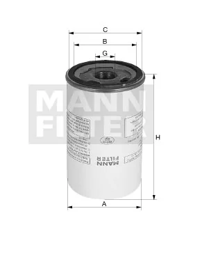Mann-Filter - W 10 007 - Wechselfilter