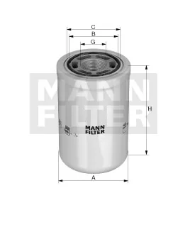Mann-Filter - W 10 010 - Luftfilter SpinOn