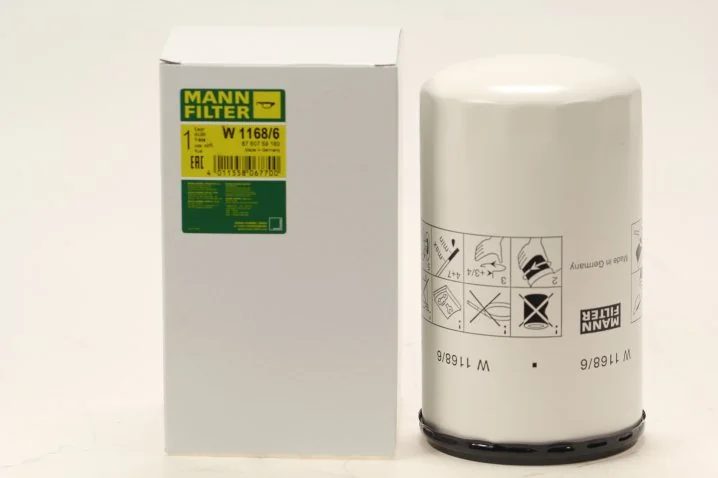 Mann-Filter - W 1168/6 - Wechselfilter SpinOn