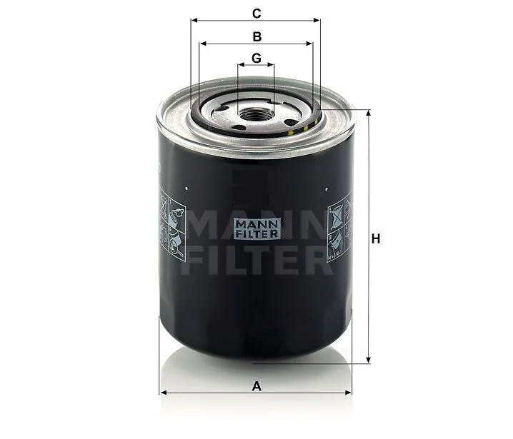 Mann-Filter - W 1374/2 - Wechselfilter