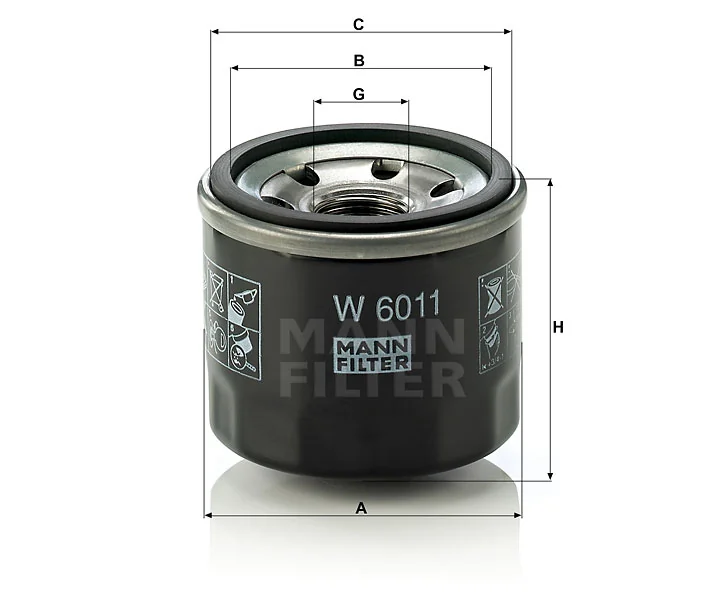 Mann-Filter - W 6011 - Wechselfilter