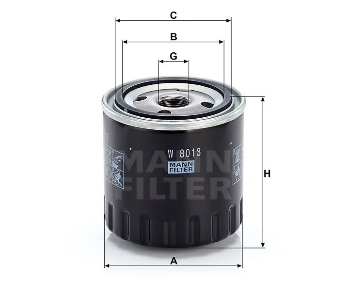 Mann-Filter - W 8013 - Wechselfilter
