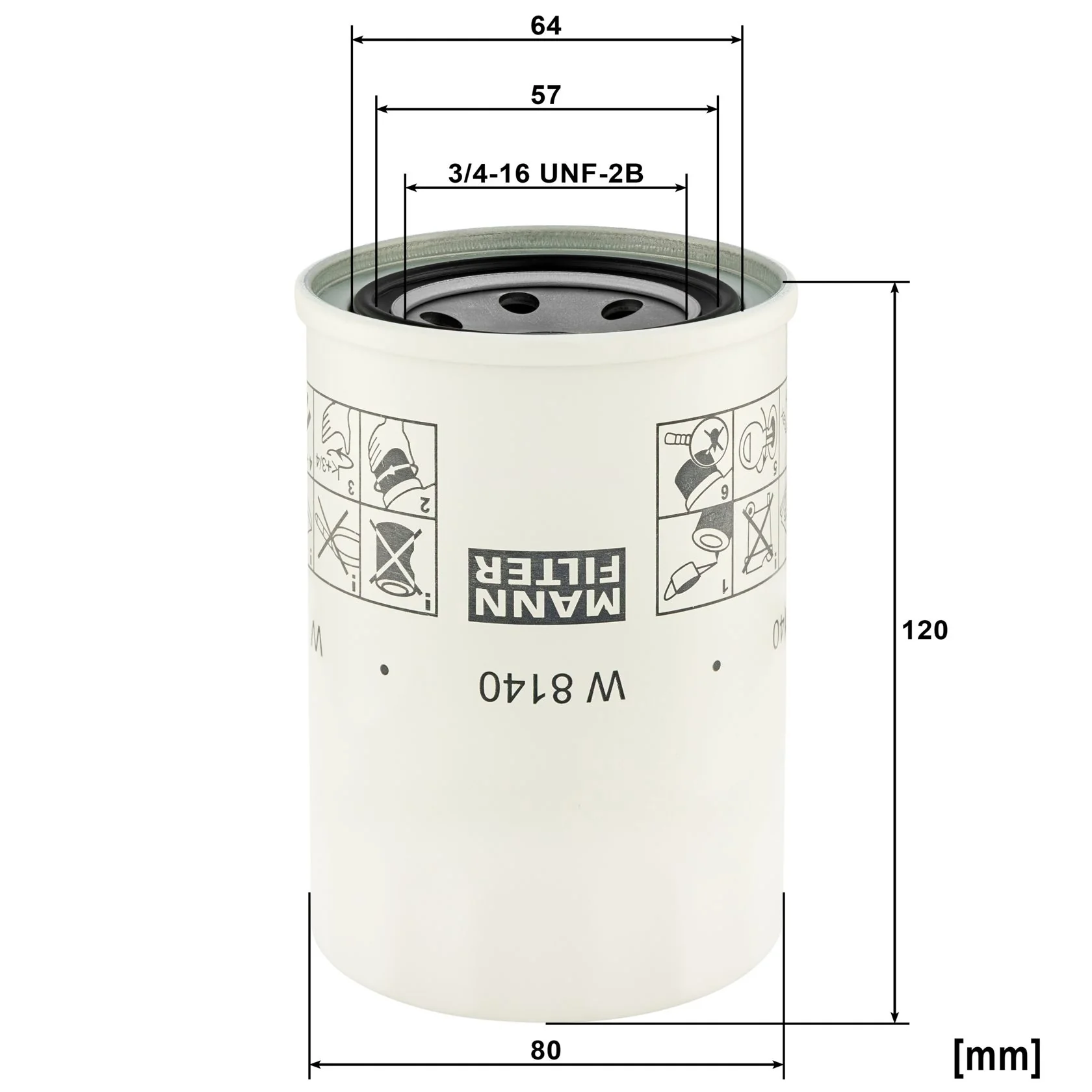 Mann-Filter - W 8140 - Ölfilterelement