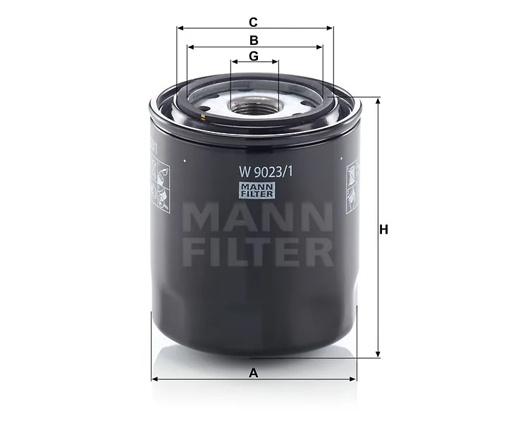 Mann-Filter - W 9023/1 - Wechselfilter