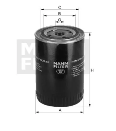 Mann-Filter - W 920/40 - Ölfilter SpinOn