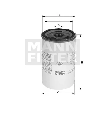 Mann-Filter - W 935/2 - Wechselfilter