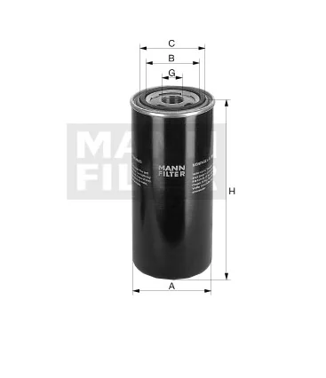 Mann-Filter - WD 10 011 - Wechselfilter