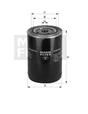 Mann-Filter - WD 10 012 - Wechselfilter