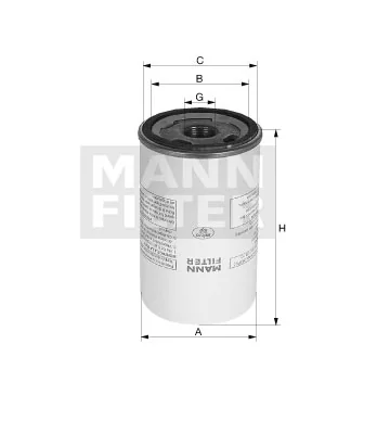 Mann-Filter - WD 10 015 - Wechselfilter