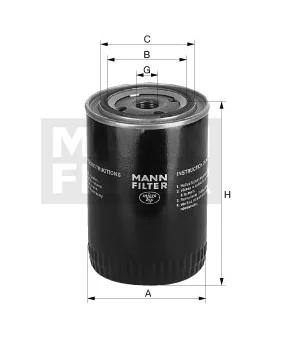 Mann-Filter - WD 10 019 - Wechselfilter