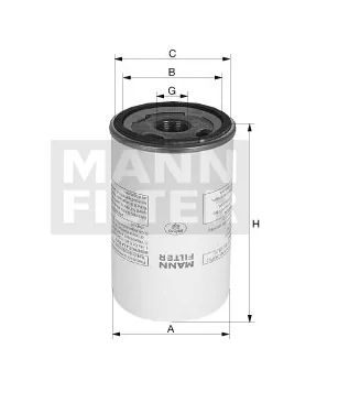 Mann-Filter - WD 12 002 - Wechselfilter
