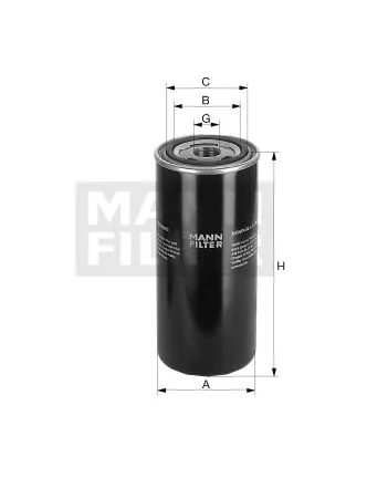 Mann-Filter - WD 13 006 x - Wechselfilter