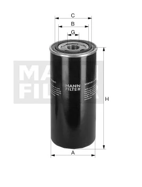 Mann-Filter - WD 13 008 x - Wechselfilter