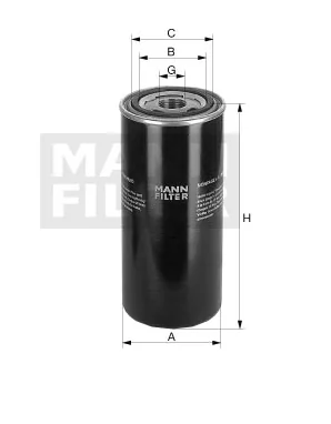 Mann-Filter - WD 13 145/23 - Wechselfilter SpinOn