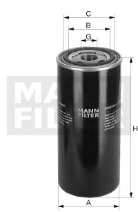 Mann-Filter - WD 724/5 - Wechselfilter SpinOn
