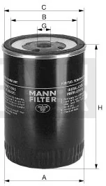 Mann-Filter - WDK 11 102/21 - Kraftstofffilter SpinOn