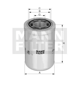 Mann-Filter - WH 10 007 - Wechselfilter