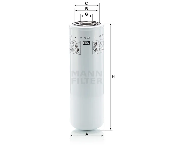 Mann-Filter - WH 12 005 - Wechselfilter