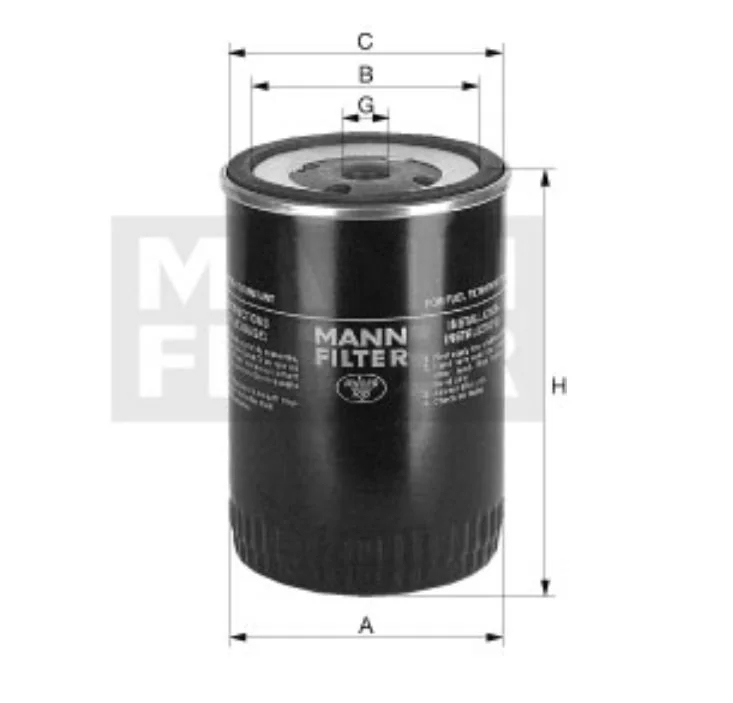 Mann-Filter - WK 11 054 - Kraftstofffilter SpinOn