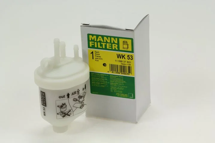 Mann-Filter - WK 53 - Kraftstoff-Leitungsfilter Inline