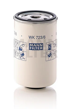 Mann-Filter - WK 723/6 - Kraftstoffwechselfilter
