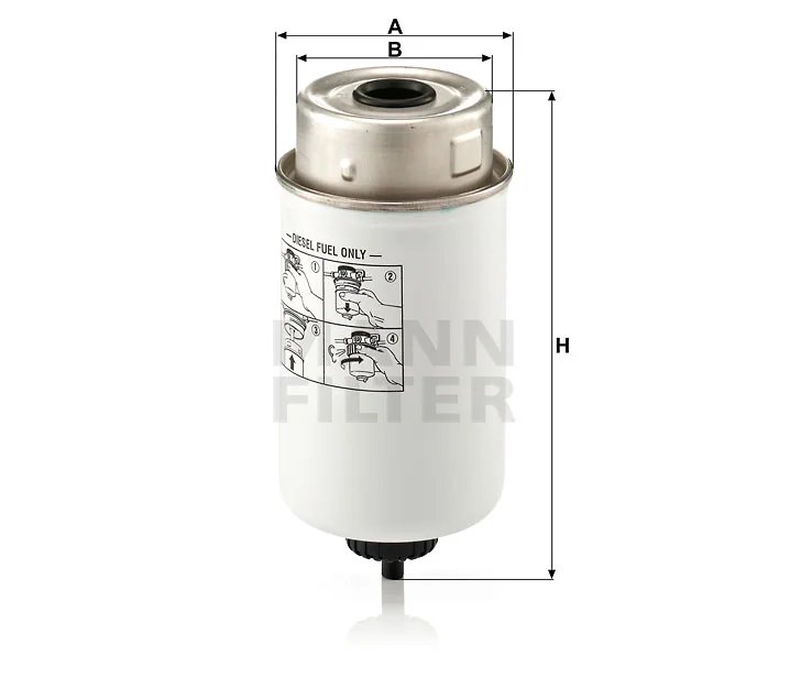 Mann-Filter - WK 8014 - Kraftstoffwechselfilter