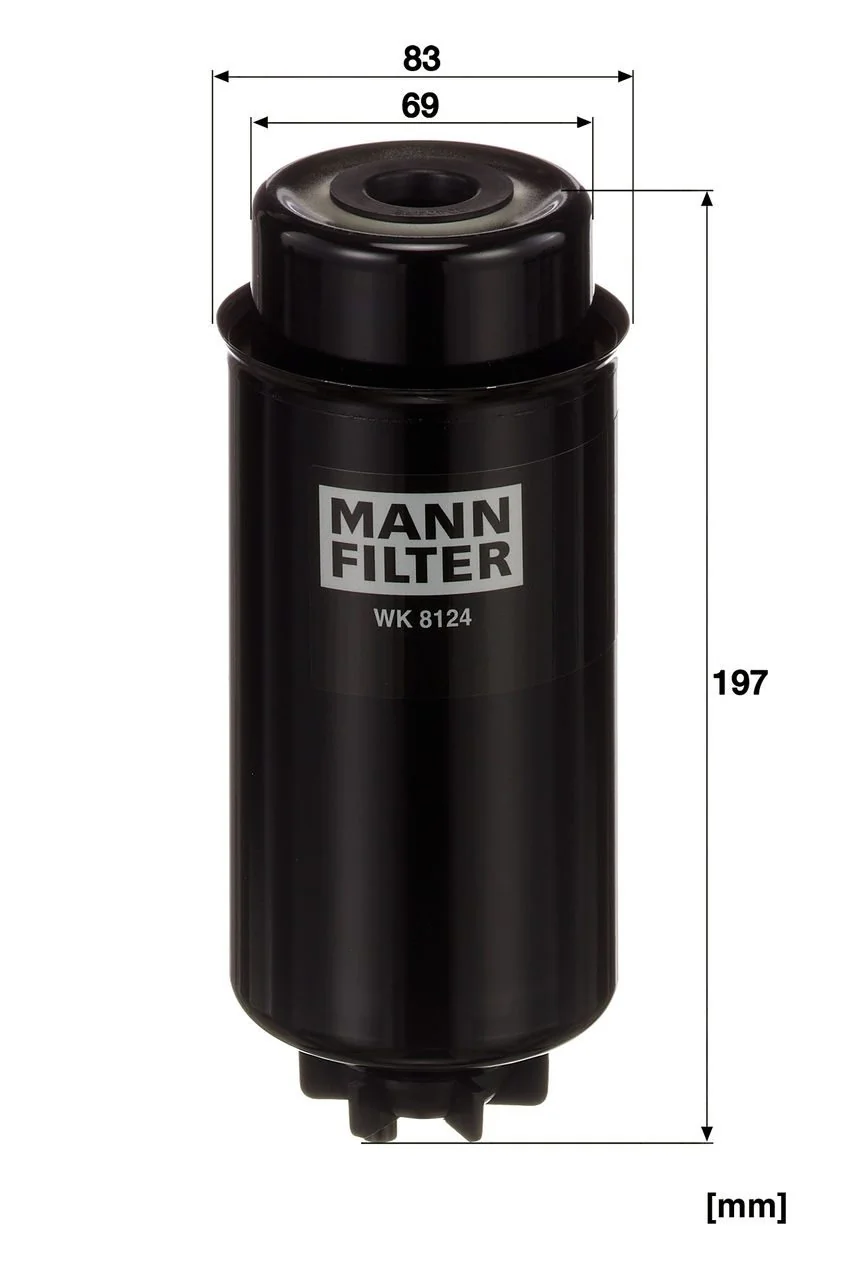 Mann-Filter - WK 8124 - Kraftstofffilter SpinOn
