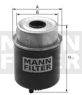 Mann-Filter - WK 8132 - Kraftstoffwechselfilter