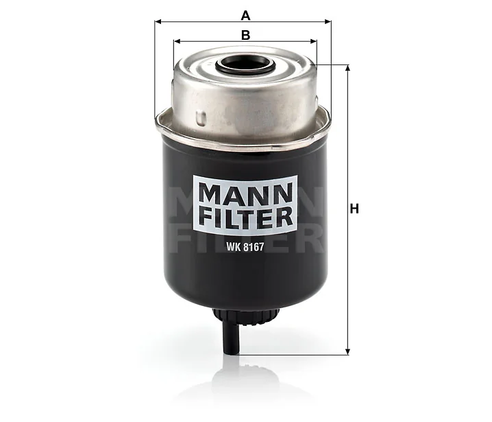 Mann-Filter - WK 8167 - Kraftstoffwechselfilter für John Deere