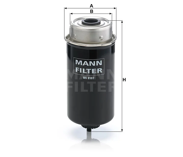 Mann-Filter - WK 8187 - Kraftstoffwechselfilter