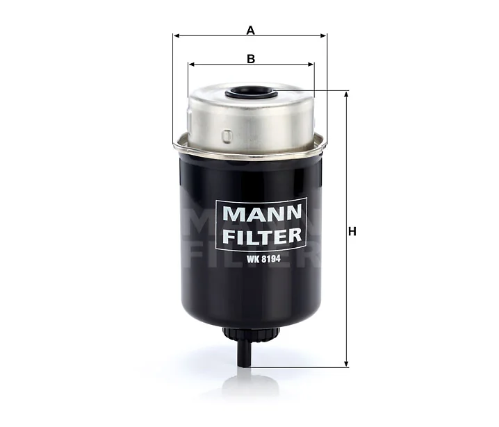 Mann-Filter - WK 8194 - Kraftstofffilter SpinOn