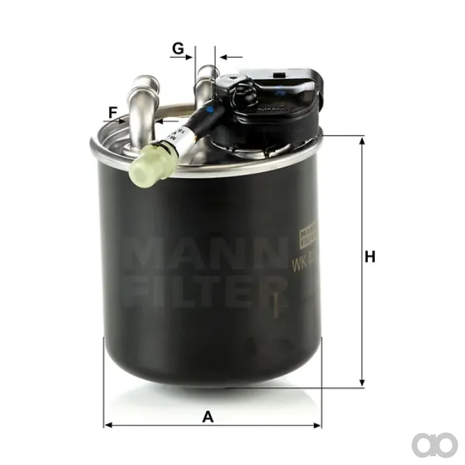 Mann-Filter - WK 820/17 - Kraftstoff-Leitungsfilter (Inline)