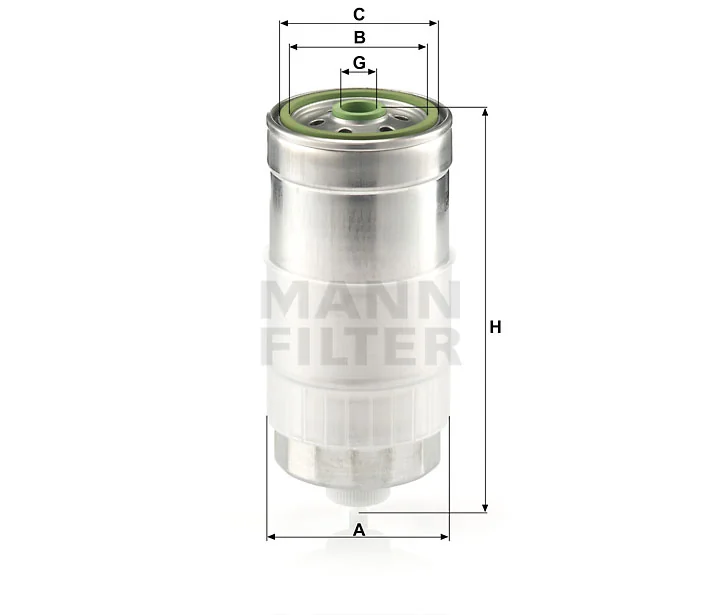 Mann-Filter - WK 845/1 - Kraftstofffilter SpinOn