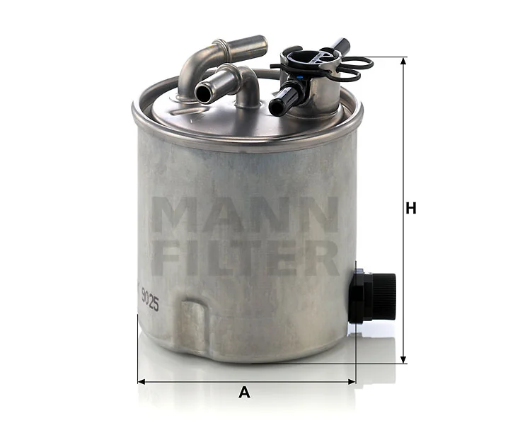 Mann-Filter - WK 9025 - Kraftstoff-Leitungsfilter (Inline)