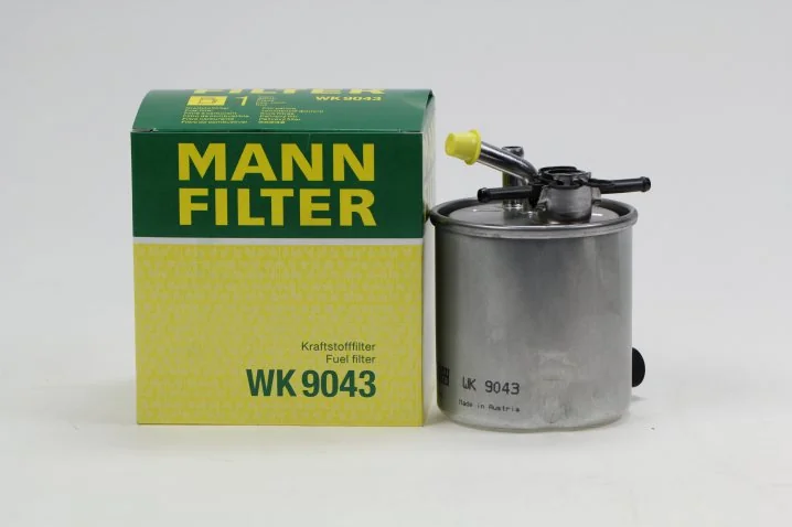Mann-Filter - WK 9043 - Kraftstoff-Leitungsfilter (Inline)