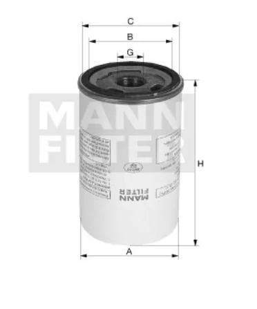 Mann-Filter - WK 9059 - Kraftstoffwechselfilter