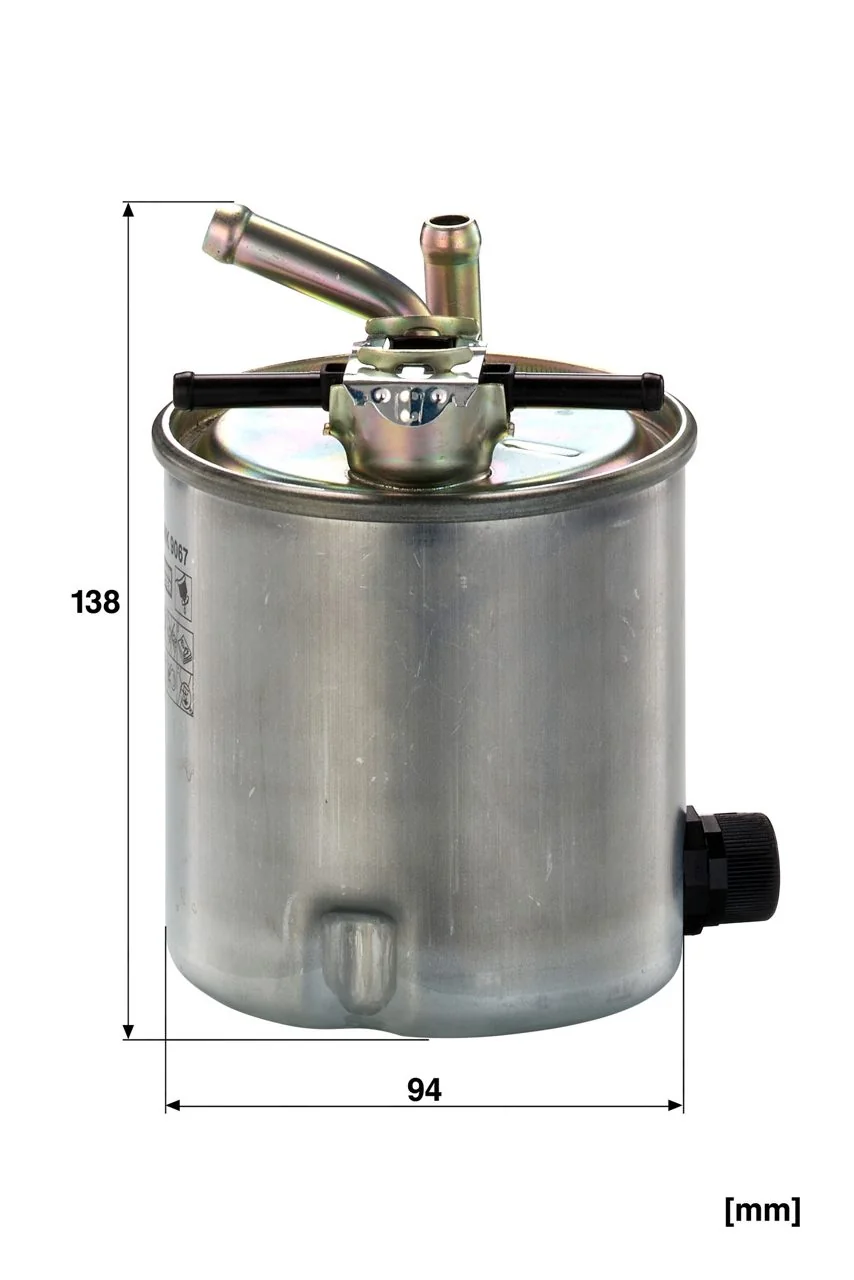 Mann-Filter - WK 9067 - Kraftstoff-Leitungsfilter Inline