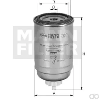 Mann-Filter - WK 9190 x - Kraftstoffwechselfilter
