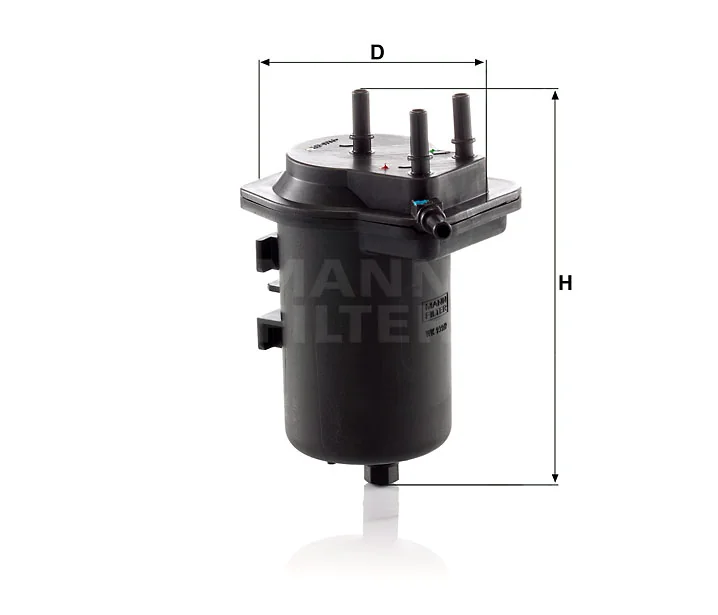 Mann-Filter - WK 939/7 - Kraftstoff-Leitungsfilter (Inline)