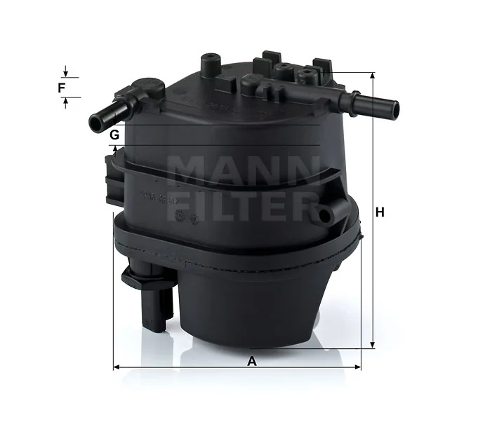 Mann-Filter - WK 939 - Kraftstoff-Leitungsfilter (Inline)