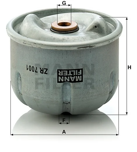 Mann-Filter - ZR 7001 - Ölfilterelement (für Zentrifuge)
