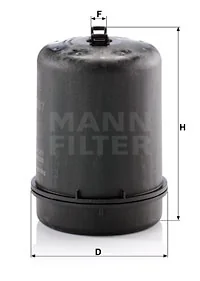 Mann-Filter - ZR 9007 - Ölfilter (für Zentrifuge)