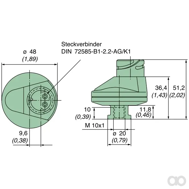 Mann Hummel - 39 065 70 702 - Wartungsschalter, Schließer, 65mbar