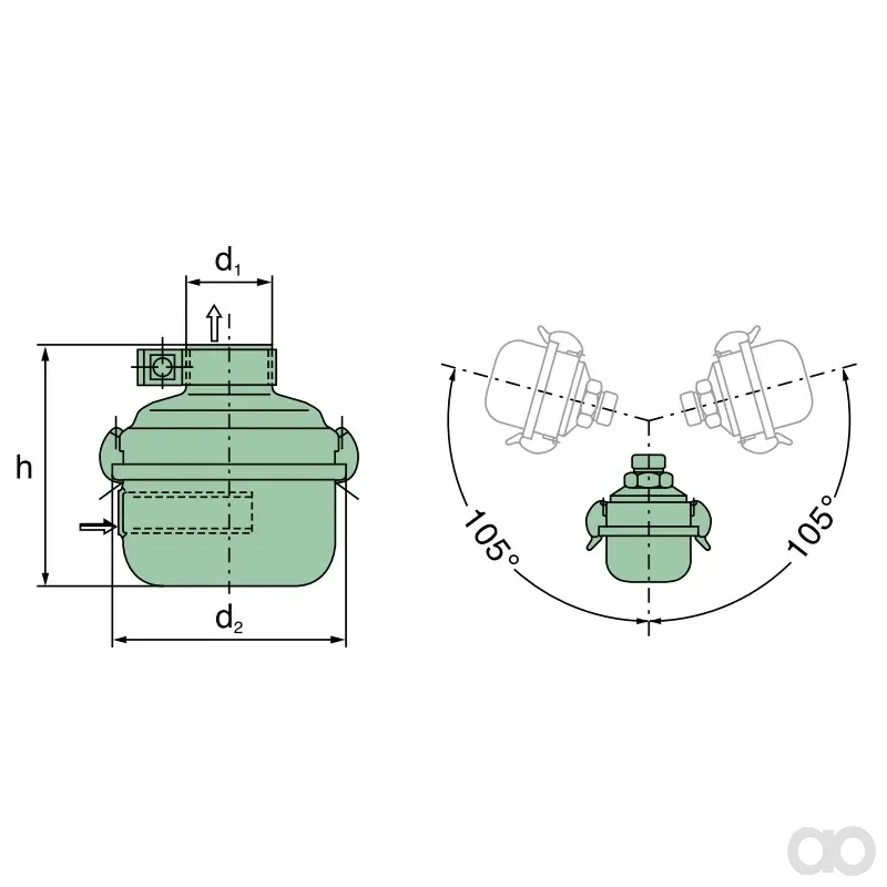 Mann Hummel - 41 007 87 113 - Luftfilter (Dämpferfilter NW30)