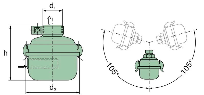 Mann Hummel - 41 021 87 013 - Luftfilter (Dämpferfilter NW52)